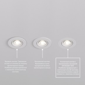 DK3020-WH Встраиваемый светильник, IP 20, 10 Вт, GU5.3, LED, белый, пластик в Тавде - tavda.ok-mebel.com | фото 6