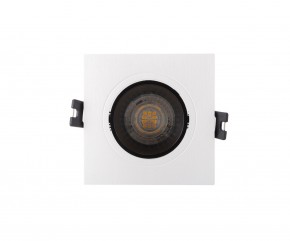 DK3021-WB Встраиваемый светильник, IP 20, 10 Вт, GU5.3, LED, белый/черный, пластик в Тавде - tavda.ok-mebel.com | фото