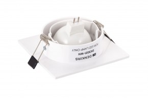 DK3021-WH Встраиваемый светильник, IP 20, 10 Вт, GU5.3, LED, белый, пластик в Тавде - tavda.ok-mebel.com | фото 4