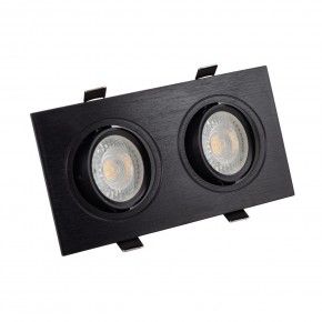 DK3022-BK Встраиваемый светильник, IP 20, 10 Вт, GU5.3, LED, черный, пластик в Тавде - tavda.ok-mebel.com | фото