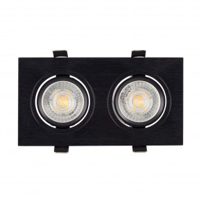 DK3022-BK Встраиваемый светильник, IP 20, 10 Вт, GU5.3, LED, черный, пластик в Тавде - tavda.ok-mebel.com | фото 2