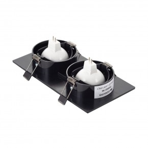 DK3022-BK Встраиваемый светильник, IP 20, 10 Вт, GU5.3, LED, черный, пластик в Тавде - tavda.ok-mebel.com | фото 3