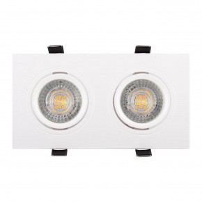 DK3022-WH Встраиваемый светильник, IP 20, 10 Вт, GU5.3, LED, белый, пластик в Тавде - tavda.ok-mebel.com | фото 2
