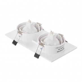 DK3022-WH Встраиваемый светильник, IP 20, 10 Вт, GU5.3, LED, белый, пластик в Тавде - tavda.ok-mebel.com | фото 3