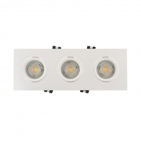 DK3023-WH Встраиваемый светильник, IP 20, 10 Вт, GU5.3, LED, белый, пластик в Тавде - tavda.ok-mebel.com | фото