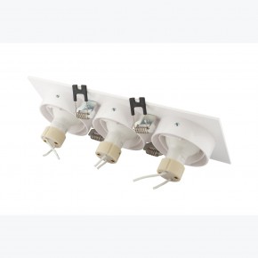 DK3023-WH Встраиваемый светильник, IP 20, 10 Вт, GU5.3, LED, белый, пластик в Тавде - tavda.ok-mebel.com | фото 4
