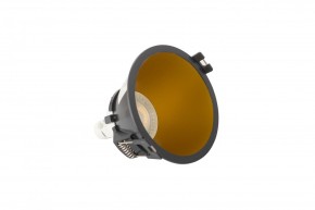 DK3026-BG Встраиваемый светильник, IP 20, 10 Вт, GU5.3, LED, черный/золотой, пластик в Тавде - tavda.ok-mebel.com | фото 4