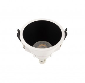 DK3026-WB Встраиваемый светильник, IP 20, 10 Вт, GU5.3, LED, белый/черный, пластик в Тавде - tavda.ok-mebel.com | фото 2