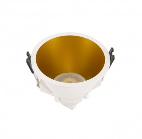 DK3026-WG Встраиваемый светильник, IP 20, 10 Вт, GU5.3, LED, белый/золотой, пластик в Тавде - tavda.ok-mebel.com | фото 2