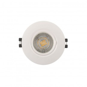 DK3028-WH Встраиваемый светильник, IP 20, 10 Вт, GU5.3, LED, белый, пластик в Тавде - tavda.ok-mebel.com | фото