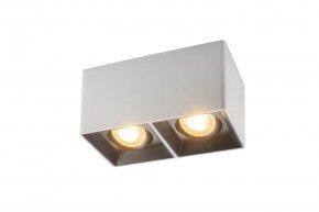 DK3035-WB Светильник накладной IP 20, 10 Вт, GU5.3, LED, белый/черный, пластик в Тавде - tavda.ok-mebel.com | фото