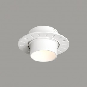 DK3056-WH Встраиваемый светильник под шпатлевку, IP20, до 15 Вт, LED, GU5,3, белый, пластик в Тавде - tavda.ok-mebel.com | фото