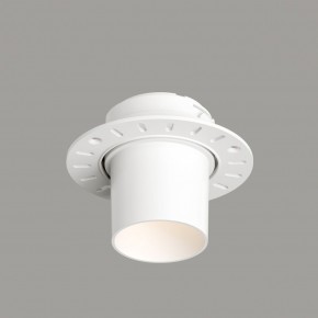 DK3057-WH Встраиваемый светильник под шпатлевку, IP20, до 15 Вт, LED, GU5,3, белый, пластик в Тавде - tavda.ok-mebel.com | фото