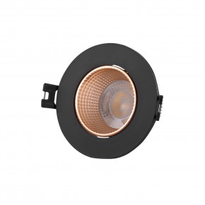 DK3061-BBR Встраиваемый светильник, IP 20, 10 Вт, GU5.3, LED, черный/бронзовый, пластик в Тавде - tavda.ok-mebel.com | фото
