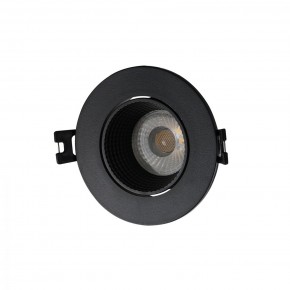 DK3061-BK Встраиваемый светильник, IP 20, 10 Вт, GU5.3, LED, черный/черный, пластик в Тавде - tavda.ok-mebel.com | фото