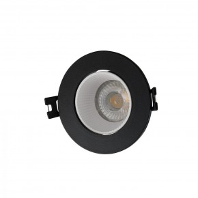 DK3061-BK+WH Встраиваемый светильник, IP 20, 10 Вт, GU5.3, LED, черный/белый, пластик в Тавде - tavda.ok-mebel.com | фото
