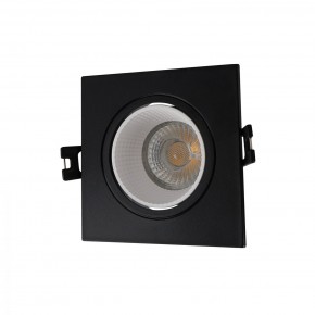 DK3071-BK+WH Встраиваемый светильник, IP 20, 10 Вт, GU5.3, LED, черный/белый, пластик в Тавде - tavda.ok-mebel.com | фото