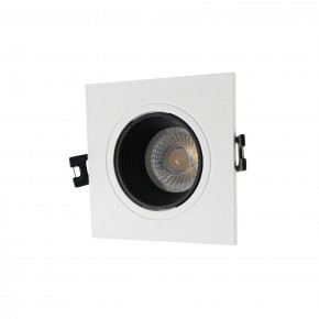 DK3071-WH+BK Встраиваемый светильник, IP 20, 10 Вт, GU5.3, LED, белый/черный, пластик в Тавде - tavda.ok-mebel.com | фото