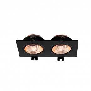DK3072-BBR Встраиваемый светильник, IP 20, 10 Вт, GU5.3, LED, черный/бронзовый, пластик в Тавде - tavda.ok-mebel.com | фото 2