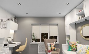 DK3072-BK+WH Встраиваемый светильник, IP 20, 10 Вт, GU5.3, LED, черный/белый, пластик в Тавде - tavda.ok-mebel.com | фото 2