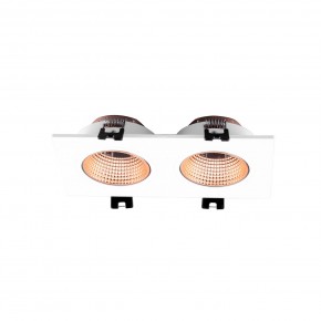 DK3072-WBR Встраиваемый светильник, IP 20, 10 Вт, GU5.3, LED, белый/бронзовый, пластик в Тавде - tavda.ok-mebel.com | фото 2