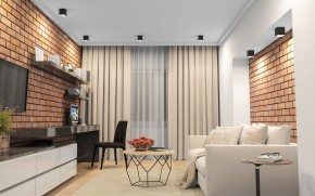 DK3080-BW+BK Светильник накладной IP 20, 10 Вт, GU5.3, LED, черно-белый/черный, пластик в Тавде - tavda.ok-mebel.com | фото 2