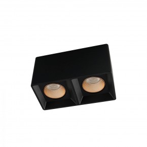DK3085-BK+BR Светильник накладной IP 20, 10 Вт, GU5.3, LED, черный/бронзовый, пластик в Тавде - tavda.ok-mebel.com | фото