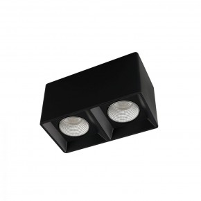 DK3085-BK+CH Светильник накладной IP 20, 10 Вт, GU5.3, LED, черный/хром, пластик в Тавде - tavda.ok-mebel.com | фото