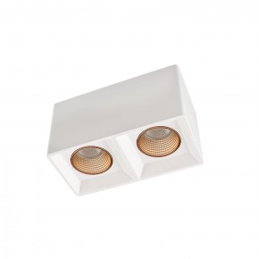 DK3085-WH+BR Светильник накладной IP 20, 10 Вт, GU5.3, LED, белый/бронзовый, пластик в Тавде - tavda.ok-mebel.com | фото
