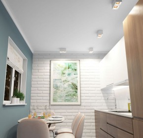 DK3085-WH+BR Светильник накладной IP 20, 10 Вт, GU5.3, LED, белый/бронзовый, пластик в Тавде - tavda.ok-mebel.com | фото 2