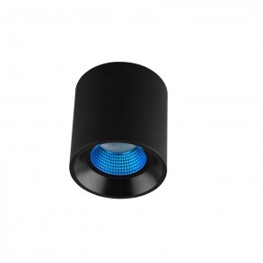 DK3090-BK+CY Светильник накладной IP 20, 10 Вт, GU5.3, LED, черный/голубой, пластик в Тавде - tavda.ok-mebel.com | фото