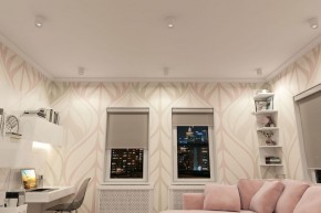 DK3090-WH+CH Светильник накладной IP 20, 10 Вт, GU5.3, LED, белый/хром, пластик в Тавде - tavda.ok-mebel.com | фото 2