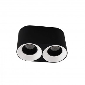 DK3096-BW+BK Светильник накладной IP 20, 10 Вт, GU5.3, LED, черно-белый/черный, пластик в Тавде - tavda.ok-mebel.com | фото