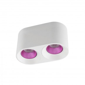 DK3096-WH+PI Светильник накладной IP 20, 10 Вт, GU5.3, LED, белый/розовый, пластик в Тавде - tavda.ok-mebel.com | фото