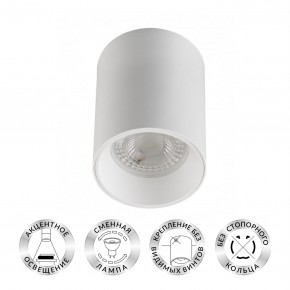 DK3110-WH Светильник накладной IP 20, 10 Вт, GU5.3, LED, белый, пластик в Тавде - tavda.ok-mebel.com | фото