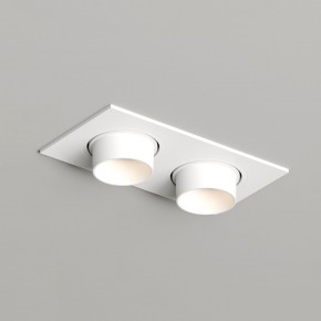 DK3122-WH Встраиваемый светильник, IP20, до 15 Вт, LED, GU5,3, белый, пластик в Тавде - tavda.ok-mebel.com | фото