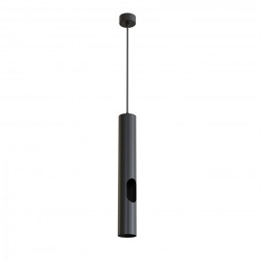 DK4045-BK Подвесной светильник, с декоративным вырезом, IP 20, до 15 Вт, LED, GU10, черный, алюминий в Тавде - tavda.ok-mebel.com | фото