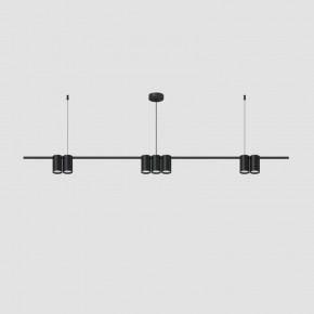DK4063-BK Подвесной светильник ORBIT, IP20, 7xGU10 LED до 15 Вт, черный матовый, алюминий в Тавде - tavda.ok-mebel.com | фото 2