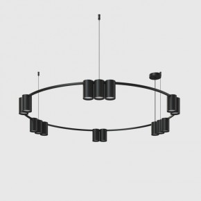 DK4067-BK Подвесной светильник ORBIT, IP20, 15xGU10 LED до 15 Вт, черный матовый, алюминий в Тавде - tavda.ok-mebel.com | фото 2