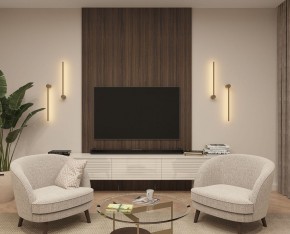 DK5010-SG Бра 600 мм, 3000К, IP20, 5 Вт, матовое золото в Тавде - tavda.ok-mebel.com | фото 5