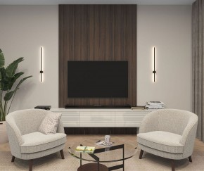 DK5012-BK Бра 800 мм, 3000К, IP20, 7 Вт, черный, алюминий в Тавде - tavda.ok-mebel.com | фото 5