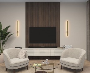 DK5012-SG Бра 800 мм, 3000К, IP20,7 Вт, матовое золото в Тавде - tavda.ok-mebel.com | фото 5