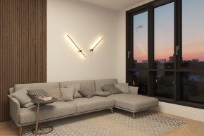 DK5012-SG Бра 800 мм, 3000К, IP20,7 Вт, матовое золото в Тавде - tavda.ok-mebel.com | фото 7