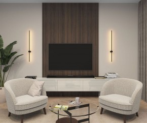 DK5014-BK Бра 1000 мм, 3000К, IP20, 12 Вт, черный, алюминий в Тавде - tavda.ok-mebel.com | фото 5