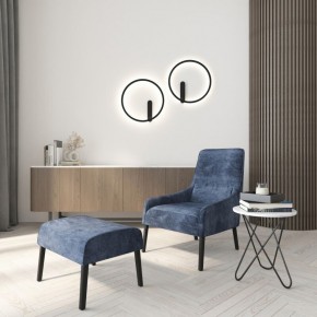 DK5035-BK Бра ROUND со светодиодом, IP20, 24W, 3000/4000/6500K, черный, алюминий в Тавде - tavda.ok-mebel.com | фото 8
