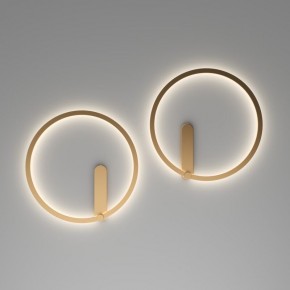 DK5035-SG Бра ROUND со светодиодом, IP20, 24W, 3000/4000/6500K, матовое золото, алюминий в Тавде - tavda.ok-mebel.com | фото 7