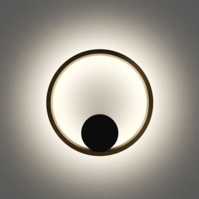 DK5060-BK+SG Бра ORBIT, IP20, 3000К, LED, 10 Вт, черный + сатинированное золото, алюминий в Тавде - tavda.ok-mebel.com | фото 4