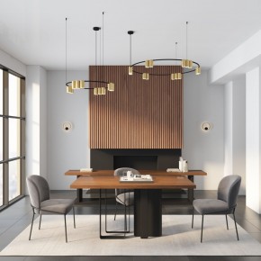 DK5060-BK+SG Бра ORBIT, IP20, 3000К, LED, 10 Вт, черный + сатинированное золото, алюминий в Тавде - tavda.ok-mebel.com | фото 6