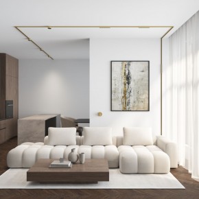 DK5072-SB Бра SHINE WALL со светодиодом, D104*H68, IP20, 3000К, 3W, RA?90, сатинированная латунь, алюминий в Тавде - tavda.ok-mebel.com | фото 6
