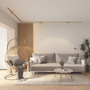 DK5072-SB Бра SHINE WALL со светодиодом, D104*H68, IP20, 3000К, 3W, RA?90, сатинированная латунь, алюминий в Тавде - tavda.ok-mebel.com | фото 8